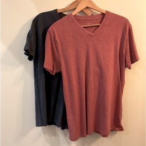 J. Crew V-neck Garment-Dyed T shirts